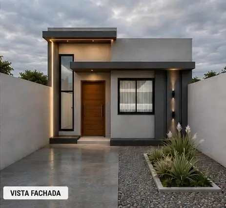 Casa com 2 quartos, suíte e pé-direito duplo à venda no Portal Sudoeste — Três Irmãs